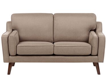 2-istuttava sohva kangas vaaleanruskea LOKKA