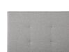 Letto in tessuto con contenitore 160 x 200 cm grigio LORIENT_827051