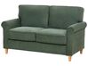 Sofa 2-osobowa sztruksowa ciemnozielona RONNEBY_901413
