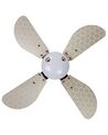 Ceiling Fan with Light Black and Yellow DOLORES_861536