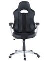 Office Chair Faux Leather Black ADVENTURE_673133