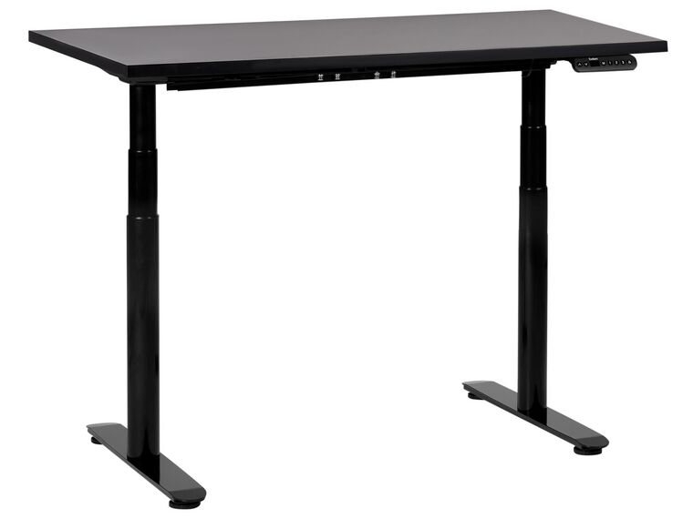 Schreibtisch schwarz 120 x 72 cm elektrisch höhenverstellba DESTINAS_899635