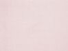 Cama con somier de terciopelo rosa 90 x 200 cm TROYES_837099