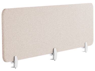 Työpöydän väliseinä beige 180 x 40 cm WALLY