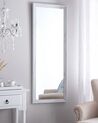 Espejo de pared blanco/imitación de madera 50x130 cm BENON_849200