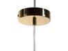 Lampe suspension en métal doré TORDINO_684515