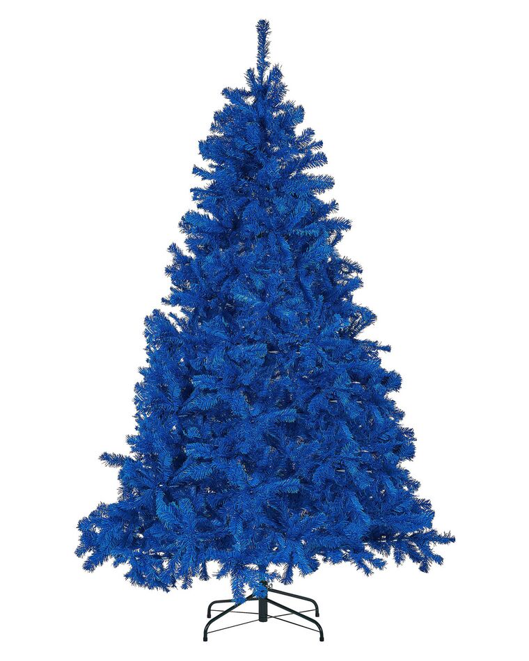 Árbol de Navidad azul 180 cm FARNHAM_813171