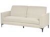 3 Seater Fabric Sofa Beige FENES_897762