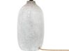 Tischlampe Keramik grau / natürlich 56 cm Kegelform MATILDE_871512