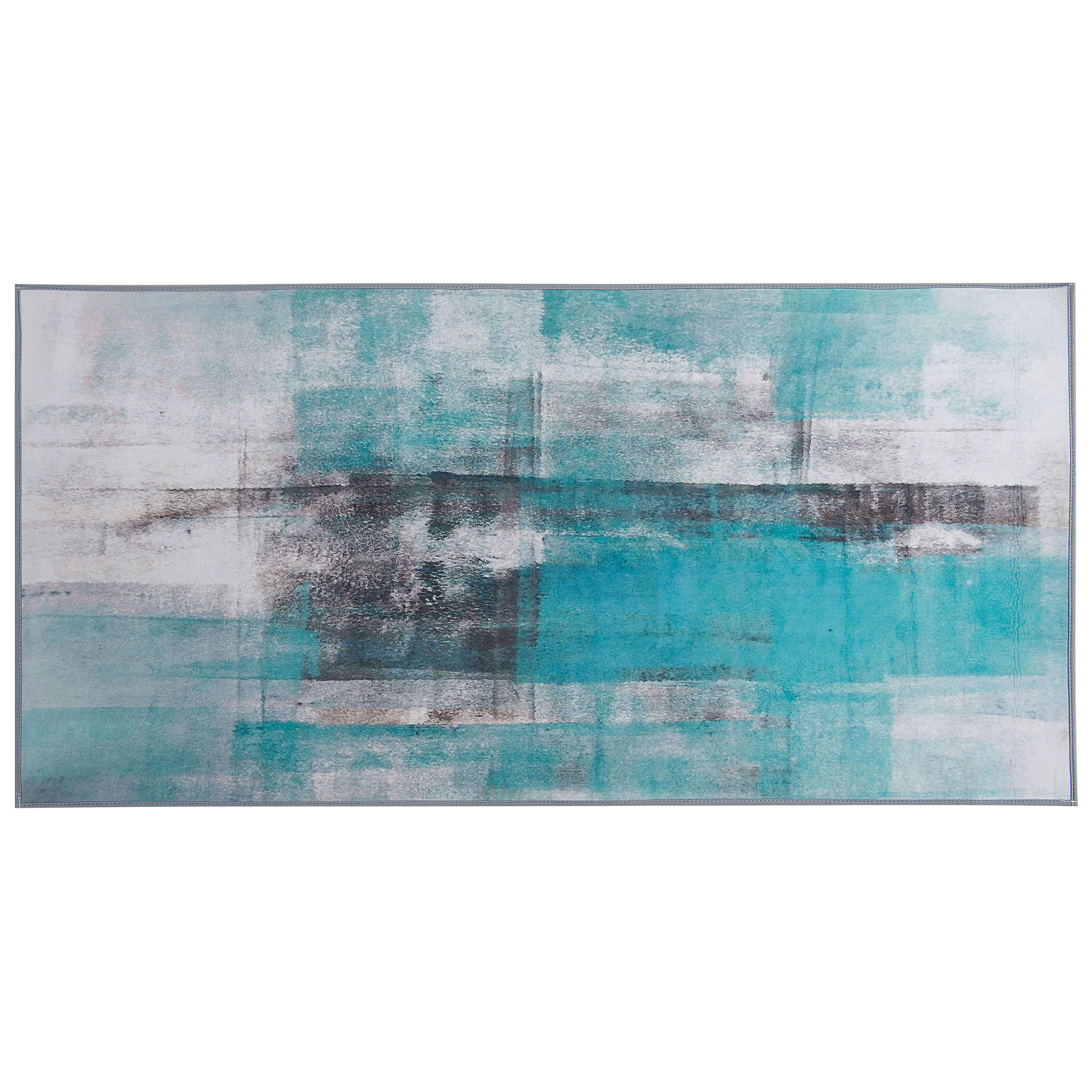 Dywan 80 x 150 cm niebieski TRABZON