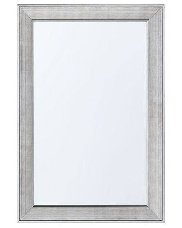 Nástenné zrkadlo 61 x 91 cm strieborné BUBRY
