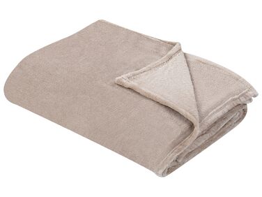 Blanket 150 x 200 cm Beige BAYBURT