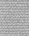 Conjunto de 2 cestos de algodão cinzento SARYK_849431
