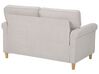 Sofa Set Samtstoff beige 5-Sitzer RONNEBY_767121