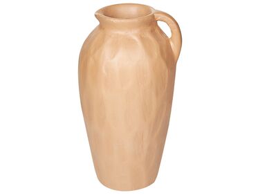 Terracotta Decorative Vase 46 cm Beige TAIPING