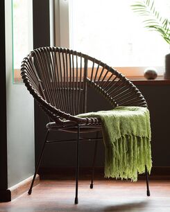 Rottinkituoli tummanruskea SARITA Rottinkituoli tummanruskea SARITA