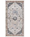 Teppich mehrfarbig 80 x 150 cm orientalisches Muster Kurzflor HERMON_854272