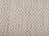 Teppich beige 80 x 150 cm ZickZack-Muster Kurzflor zweiseitig AFRIN_807457