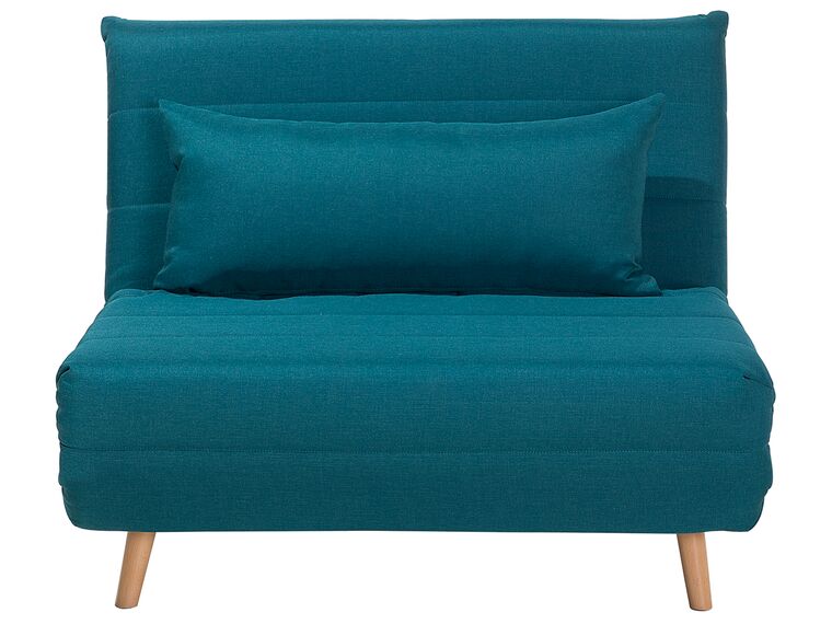 Kék kárpitozott kanapéágy SETTEN_708059
