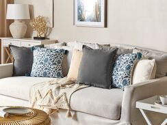 Koristetyyny pellava tummanharmaa 45 x 45 cm 2 kpl SUBULATA Koristetyyny pellava tummanharmaa 45 x 45 cm 2 kpl SUBULATA