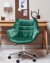 Velvet Desk Chair Green LABELLE_854984