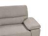 Conjunto de sofás com 5 lugares em tecido castanho claro VOGAR_901212