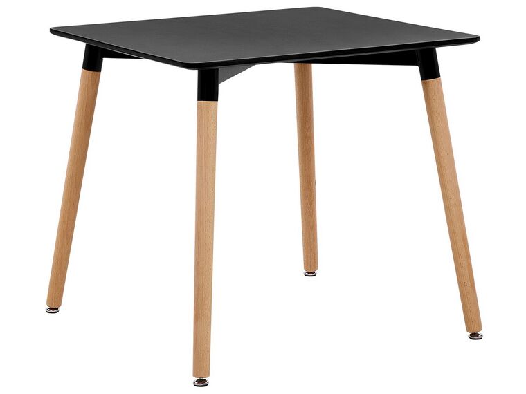 Minimalista Fekete Étkezőasztal 80 x 80 cm BUSTO_753828