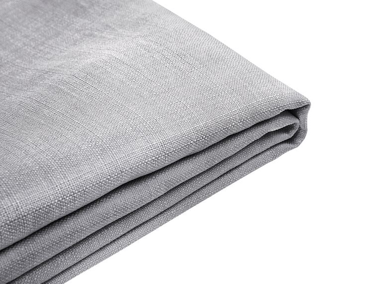 Revêtement en tissu gris clair 180 x 200 cm pour les lits FITOU_748777
