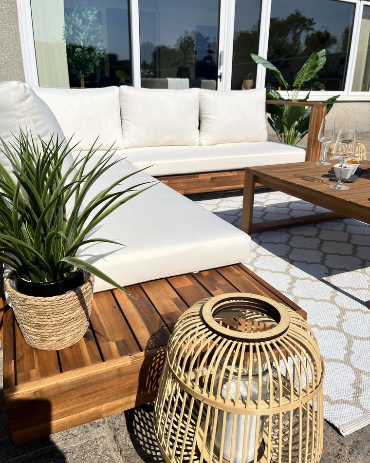 Marai Home Round Plates Acacia Wood Wooden Rustic Sturdy Plate - TikTok Shop Philippines - View #2