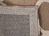 Teppich Wolle beige 80 x 150 cm marokkanisches Muster Kurzflor ERBAA_674680