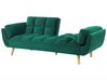 Velvet Sofa Bed Green ASBY_788037