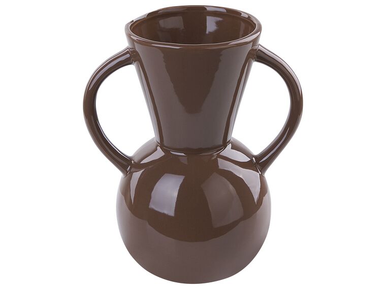 Vase décoratif brun 19 cm ORESTIADA_846162