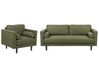 Sofa Set dunkelgrün 4-Sitzer NURMO_896037