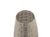 Metal Moroccan Lantern Floor Lamp Silver MARINGA_721010