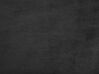 Čierna pohodlná zamatová leňoška Chesterfield  ľavá NIMES_696698