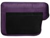 3 Seater Velvet Sofa Purple LOKKA_705482