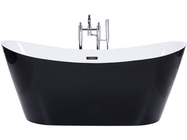 Freestanding Bath 1600 x 760 mm Black ANTIGUA_797656
