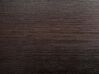 Beliche com 2 gavetas em madeira de pinho escura 90 x 200 cm REGAT_877143