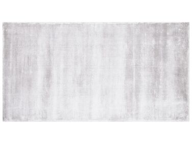 Viskózový koberec 80 x 150 cm svetlosivý GESI II