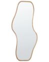 Drewniane lustro ścienne 79 x 180 cm jasne BIOLLET_915563