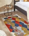 Tappeto kilim lana multicolore 80 x 150 cm ARZAKAN_858315