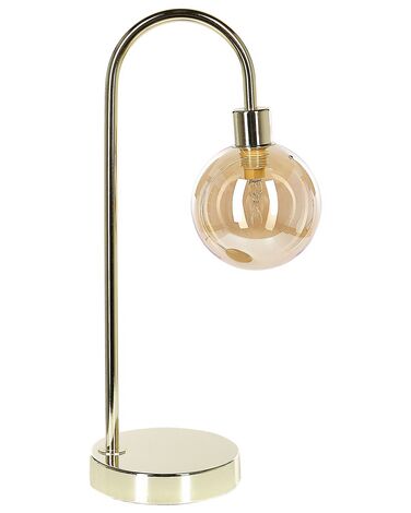 Lámpara de mesa de metal dorado 41 cm RAMIS