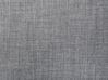 Pouf poggiapiedi ottomano in tessuto grigio chiaro OSLO_303171