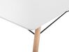 Jedálenský stôl 140 x 80 cm biela/svetlé drevo BIONDI_753864