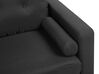 2 Seater Fabric Sofa Black KALMAR_755636