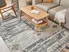 Vlněný kelimový koberec 160 x 230 cm šedý ARATASHEN_860045