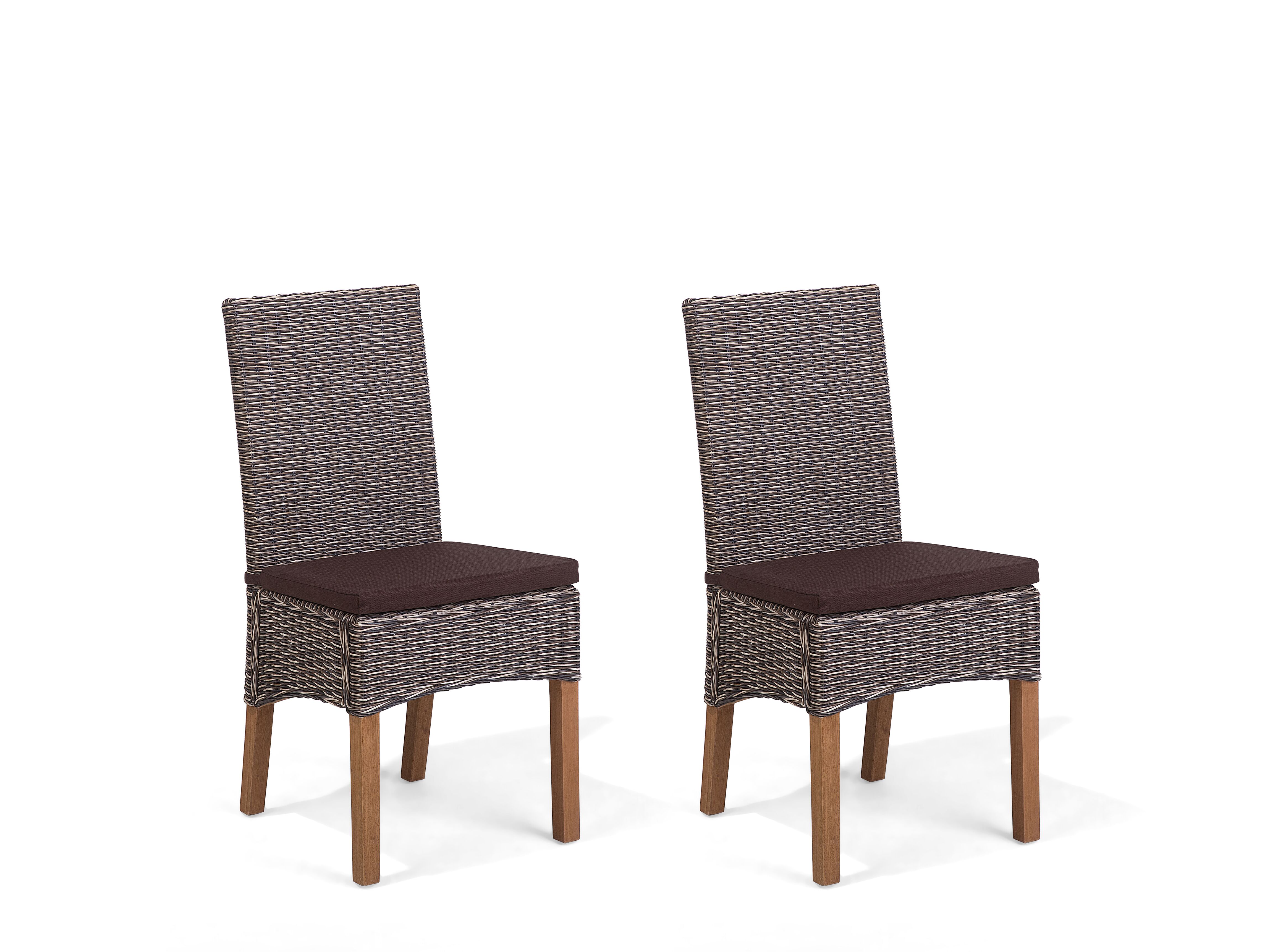 High Back Wicker Dining Room Chairs