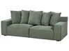 3-istuttava sohva chenille tummanvihreä VISKAN_903480