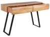 2 Drawer Acacia Wood Console Table Light ANTIGO_892072
