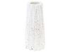 Kameninová váza na kvety 24 cm biela AMALIADA_846099